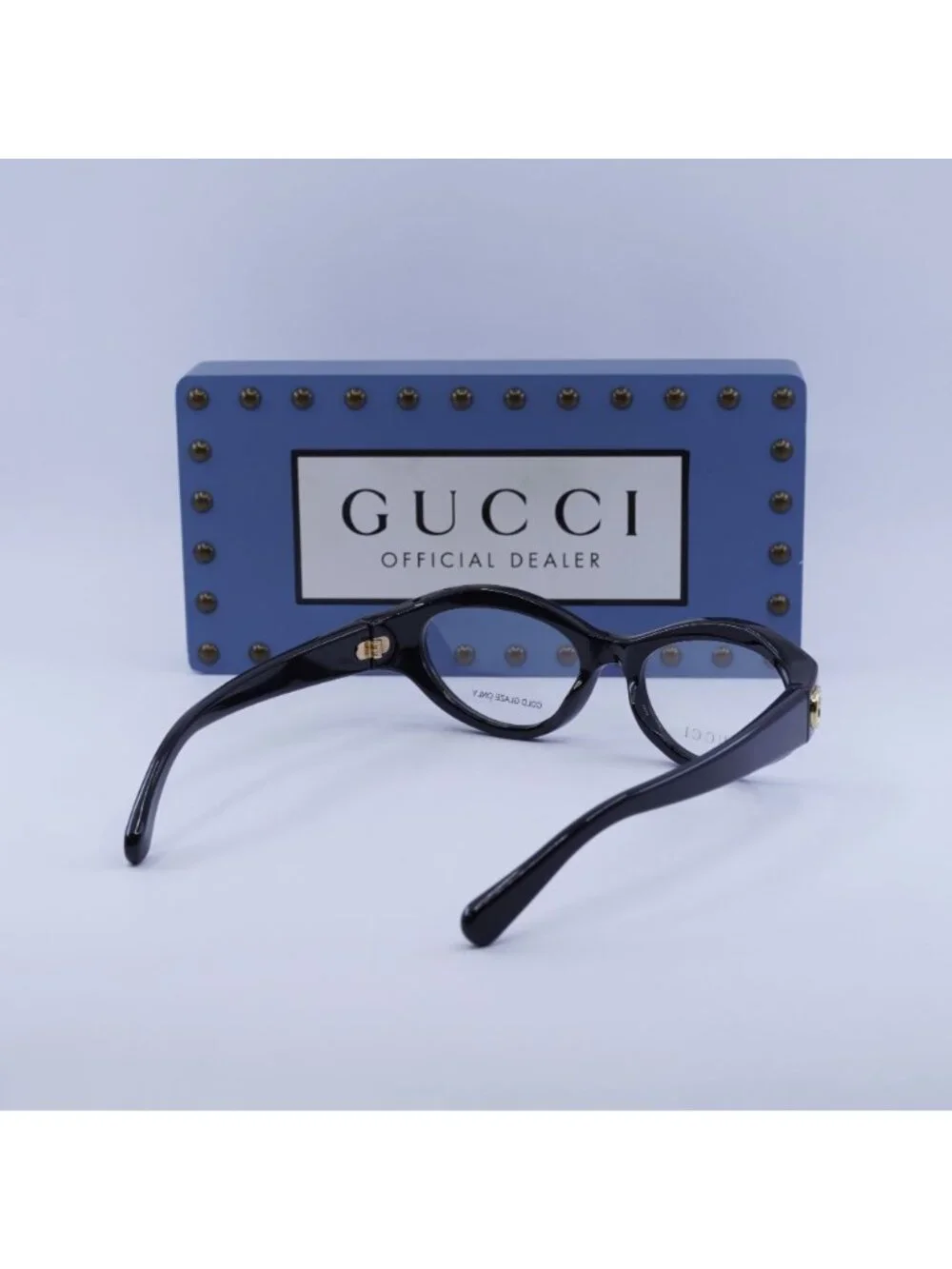 Gucci GG1405O 001 Cat Eye Eyeglasses 51mm - Black